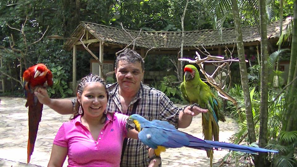 Vacation with daughter Francis in Copan Honduras 2013