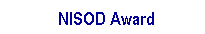 Text Box: &nbsp;NISOD Award

